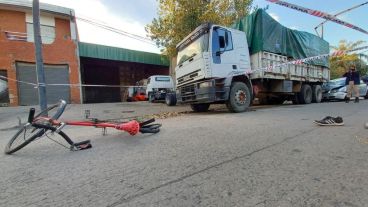 El violento choque en Oroño