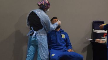 Joaquín Laso pasó de manera exitosa el hisopado al ingresar al país, como el resto de sus compeñeros.