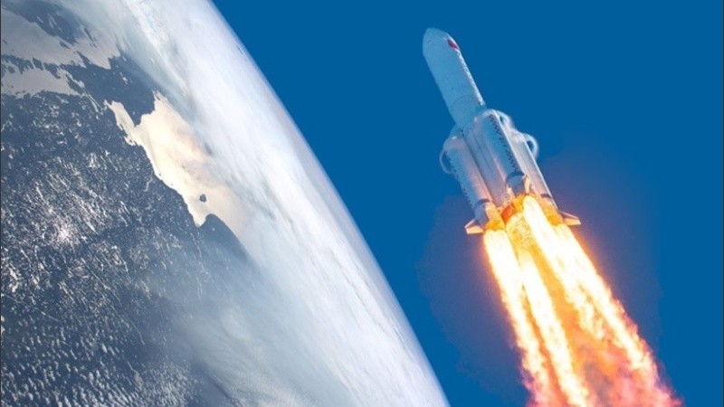 El cohete se desintegró al entrar a la atmósfera y cayó en el océano.