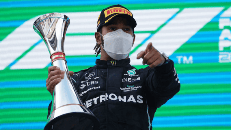 Lewis Hamilton ganó el Gran Premio de España este domingo.