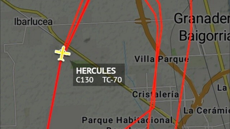 La trayectoria del Hércules por la zona norte de Rosario