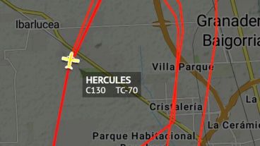 La trayectoria del Hércules por la zona norte de Rosario
