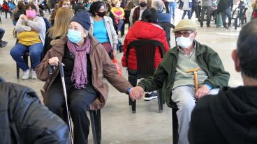 La foto fue tomada este miércoles en el predio de la ex Rural de Rosario.