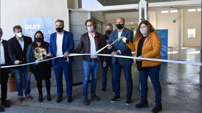 El jefe de Gabinete y el gobernador también pusieron en marcha un nuevo espacio de contención en Rafaela.