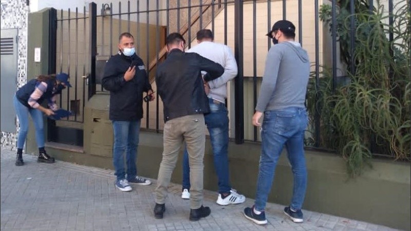 El nuevo arrestado este lunes a la tarde.