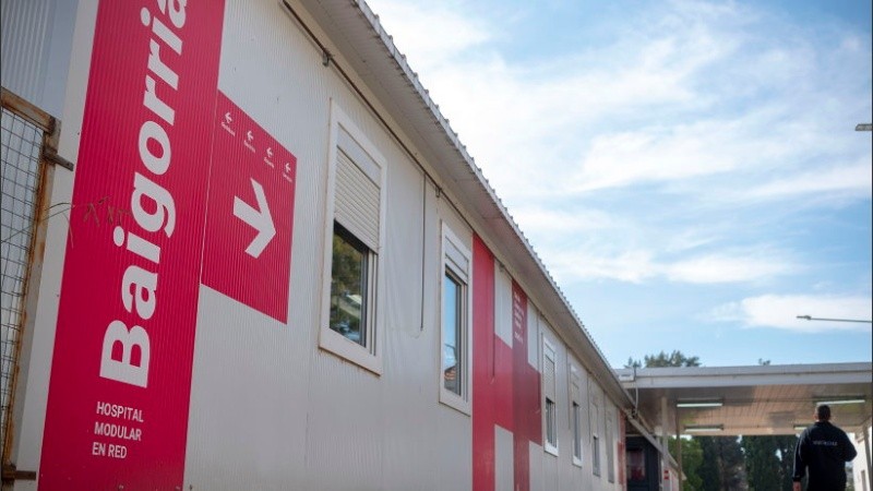 El modular de Baigorria funciona dentro del hospital escuela Eva Perón.