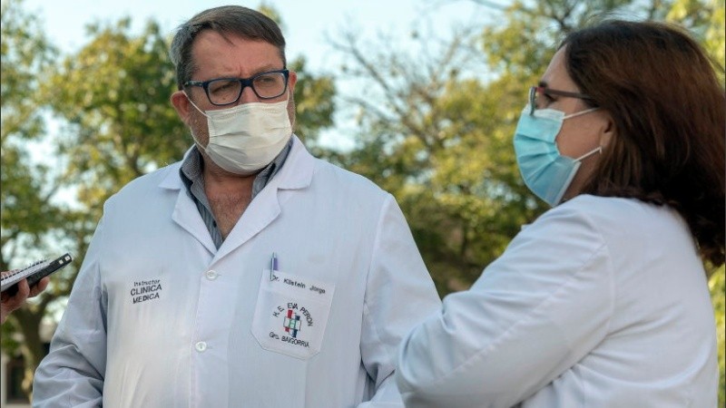 Jorge Kilstein y su vice asumieron en marzo de 2020, justo en el inicio de la pandemia.