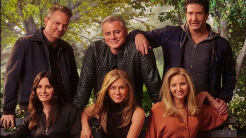 Jennifer Aniston, Courtney Cox, Lisa Kudrow, Matt LeBlanc, Matthew Perry y David Schimmer.
