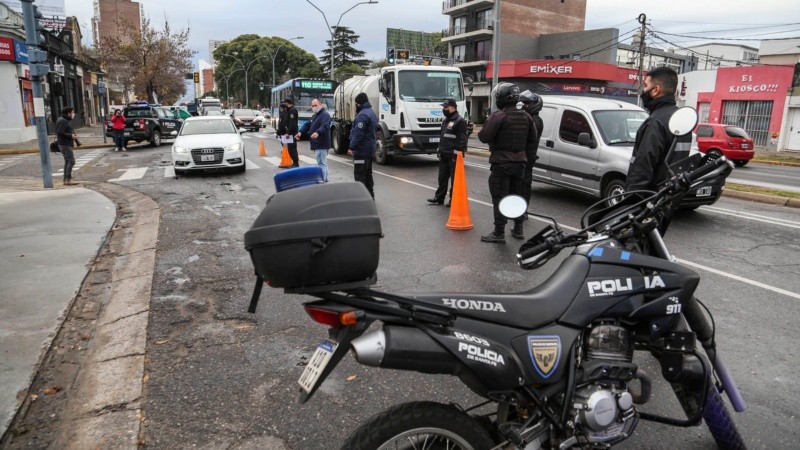 Unos 18 controles fijos en toda la ciudad. 