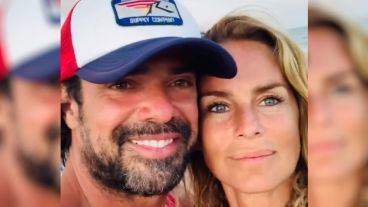 Luciano Casto y Sabrina Rojas, en tiempos felices.