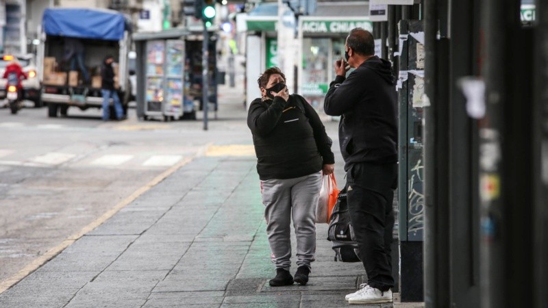 Primer día de confinamiento tras el aumento de casos en la ciudad. 