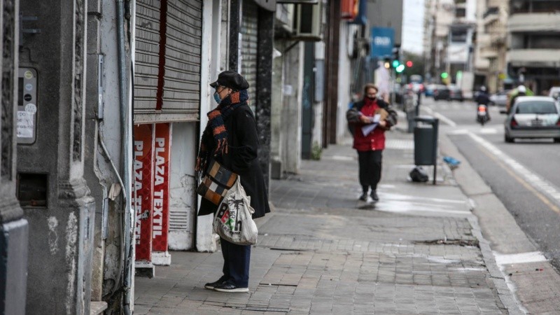 Primer día de confinamiento tras el aumento de casos en la ciudad. 