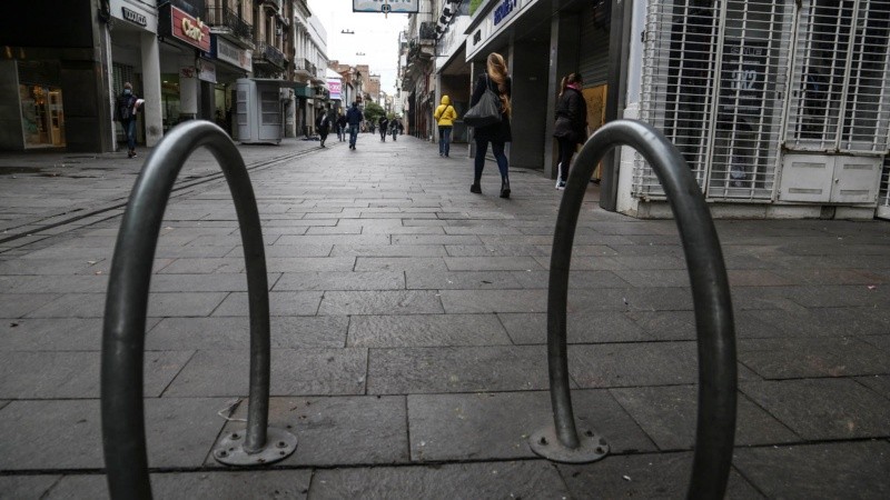Primer día de confinamiento tras el aumento de casos en la ciudad. 