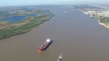 La bajante hace imprescindible las obras de dragado en el río Paraná.