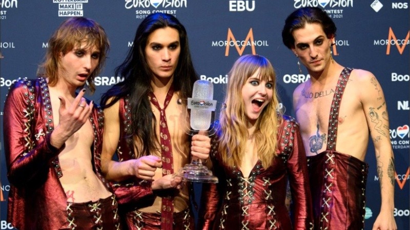 El grupo italiano Måneskin