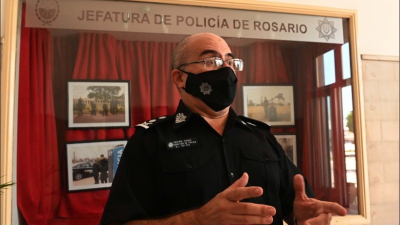 Adrián Forni, el jefe policial de Rosario fallecido por covid. 