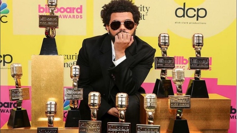 El artista canadiense The Weeknd.