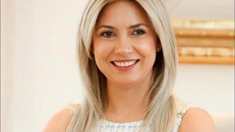 La primera dama de Argentina, Fabiola Yáñez.