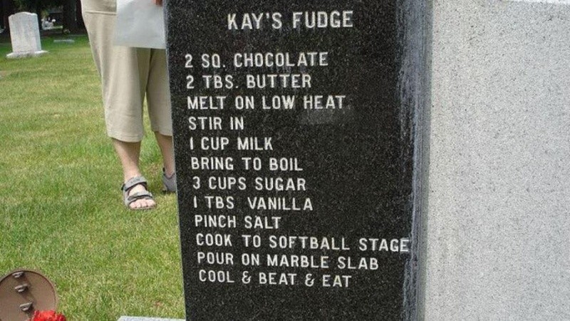 La autora de la receta fue Kathryn Andrews, quien falleció en 2019.