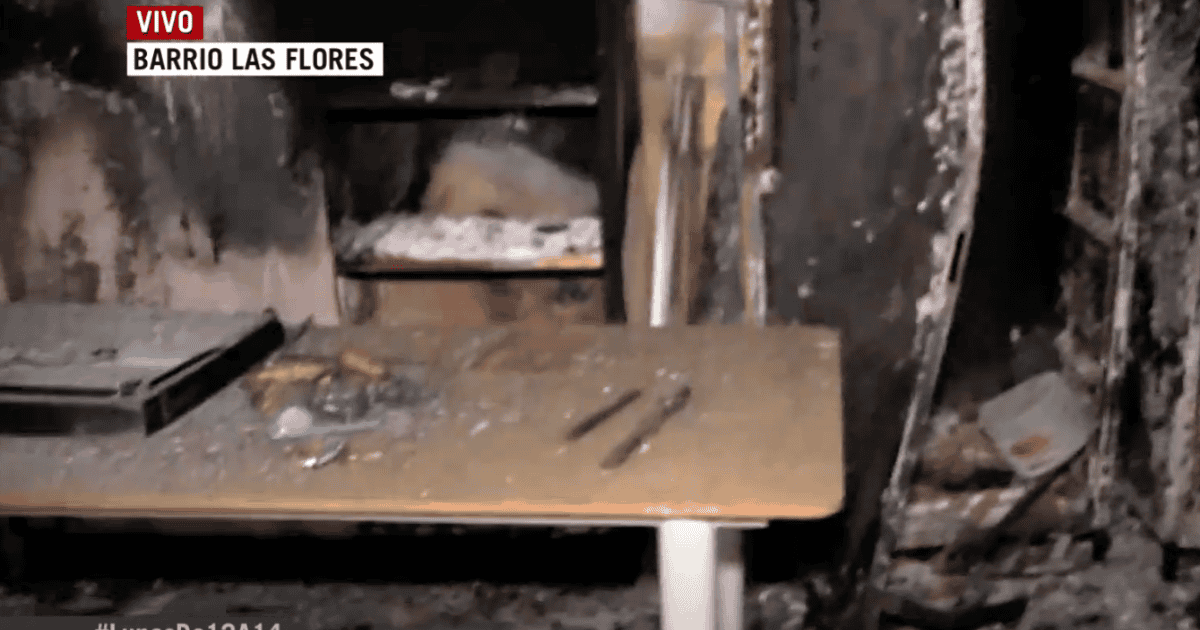 Robaron e incendiaron una escuela de barrio Las Flores: “Esto nos deja ...