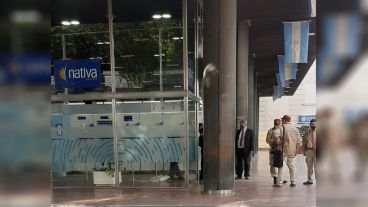 Un hombre fue atendido dentro del cajero del Banco Nación con covid positivo.