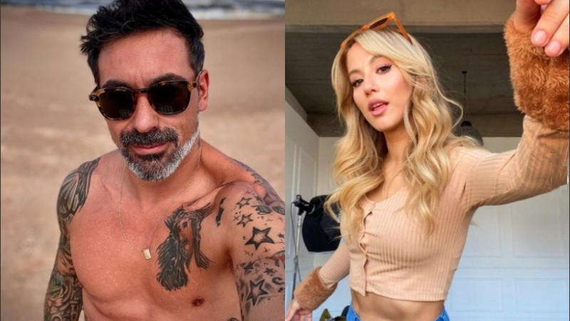 El Pocho Lavezzi y Flor Vigna