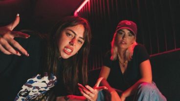 Lali y Nicki Nicole juntas en Miami.