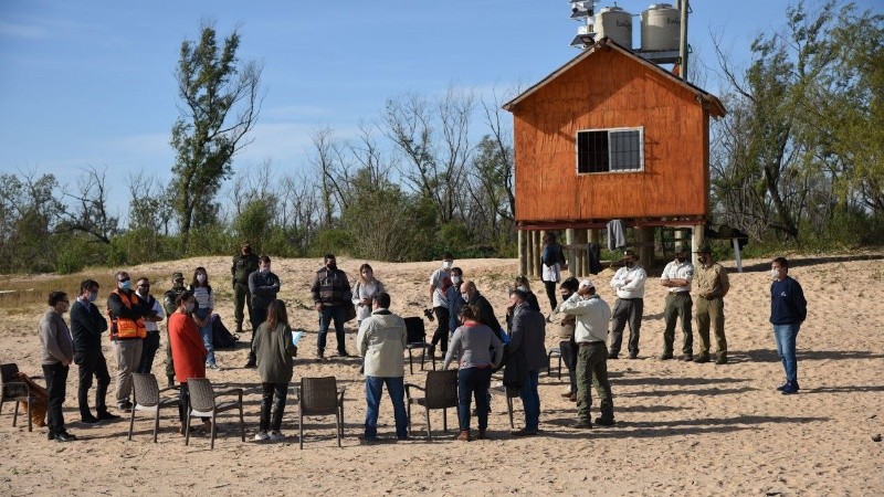 El banquito de San Andrés será un Faro de Conservación de los humedales.