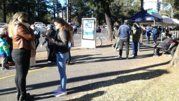 El plan de vacunación se aceleró en el predio de la ex Rural.