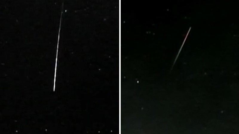 Los meteoros que viajan a altas velocidades pueden tener su origen en cometas.