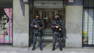 Mitre al 1600, uno de los lugares allanados en Rosario.