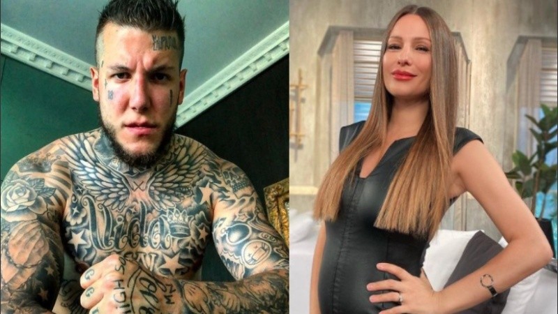 Alexander Caniggia y Pampita.