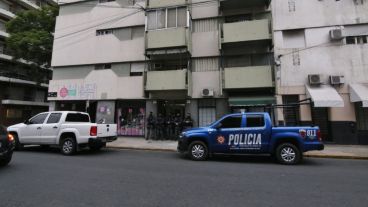 Mitre al 1600, uno de los lugares allanados en Rosario.