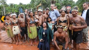 La foto que publicó Jair Bolsonaro.