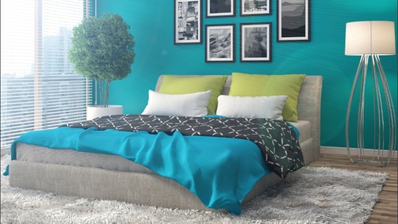 El turquesa es uno de los colores más elegidos en medio de la pandemia