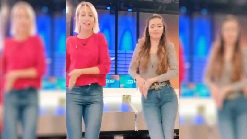 Como Tini y María Becerra, Analía Bocassi y Ceclia Oriolani bailaron al ritmo de 