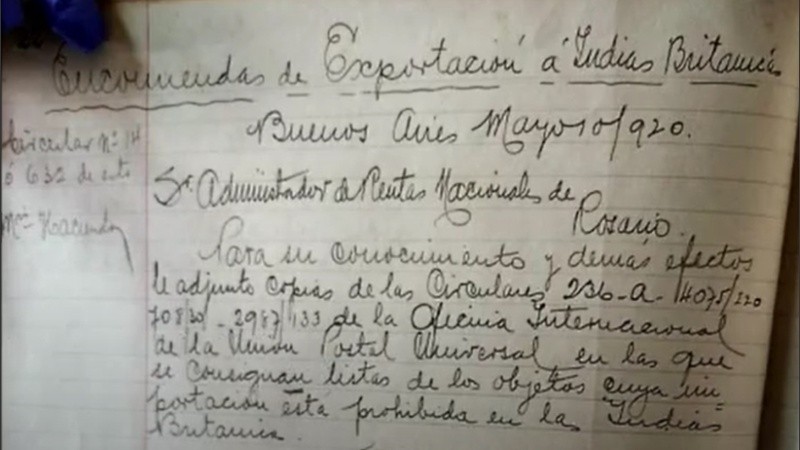 El archivo Torriglia contiene documentación que da cuenta, también, del desarrollo de la actividad portuaria.