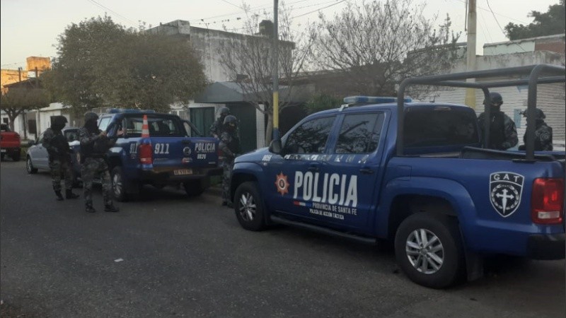 La AIC estuvo a cargo de todos los allanamientos.