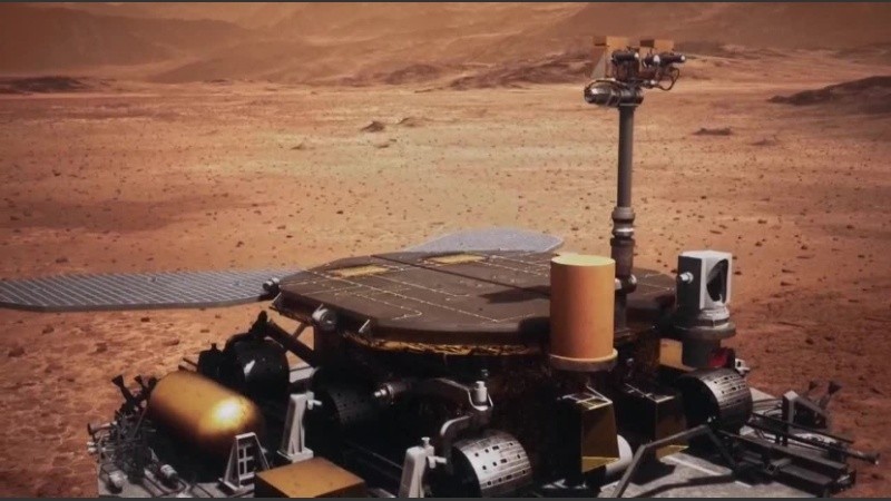 La misión Tianwen-1 fue lanzada en julio del año pasado. 