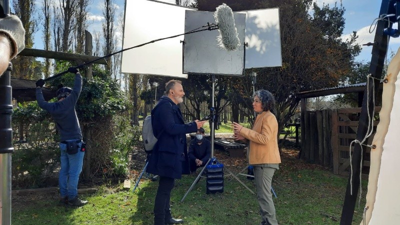 Una escena grabada en la Granja de la Infancia de la zona oeste de Rosario
