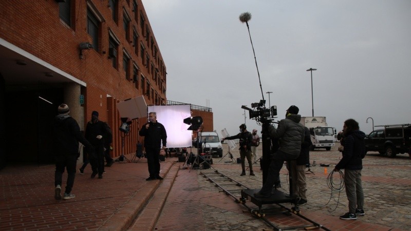 Una escena grabada en el Parque España, de donde se arrojaban los perros