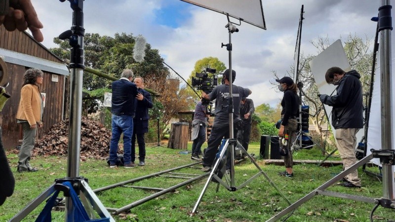 Una escena grabada en la Granja de la Infancia de la zona oeste de Rosario