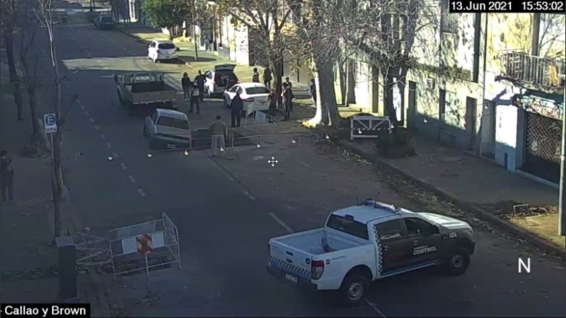 En el lugar, trabajó personal de GUM. 