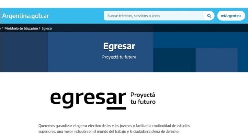 Los interesados pueden anotarse en la página web de Egresar o en la institución en la que deben materias.