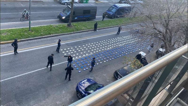 Los pandes de cocaína sobre avenida Francia de Rosario
