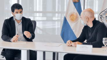 Chiarella se reunió con Horacio Rodríguez Larreta y difundió la foto esta semana.