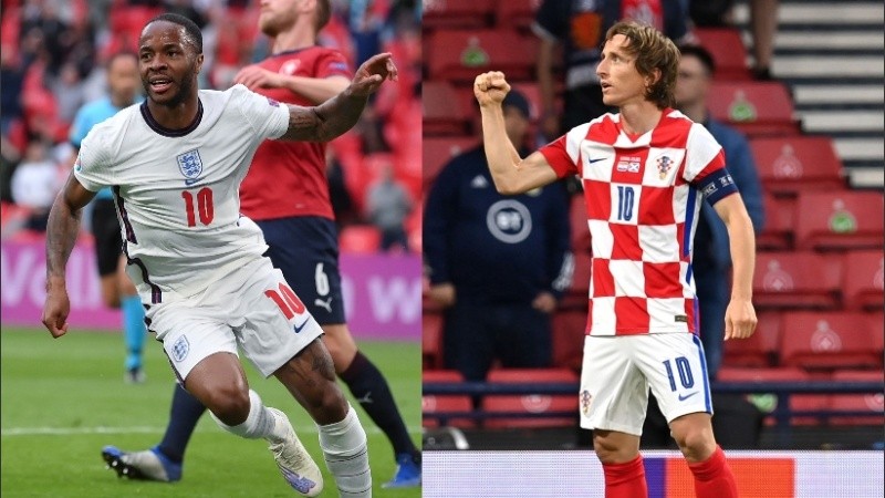 Sterling y Modric fueron las grandes figuras del martes europeo. 