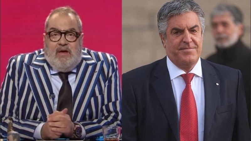 El periodista Jorge Lanata y el abogado Gregorio Dalbón.
