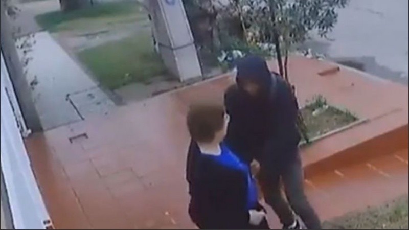 El asalto a la jubilada ocurrido previo al homicidio.