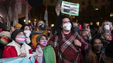 La alegría del movimiento de las diversidades con la nueva ley.